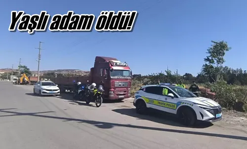 Yaşlı adam öldü!