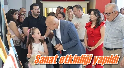 Sanat etkinliği yapıldı