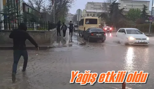 Yağış etkili oldu