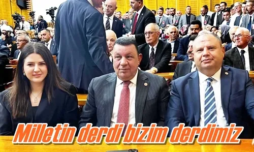 Milletin derdi bizim derdimiz