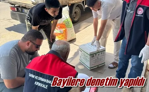 Bayilere denetim yapıldı