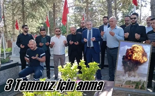 3 Temmuz için anma