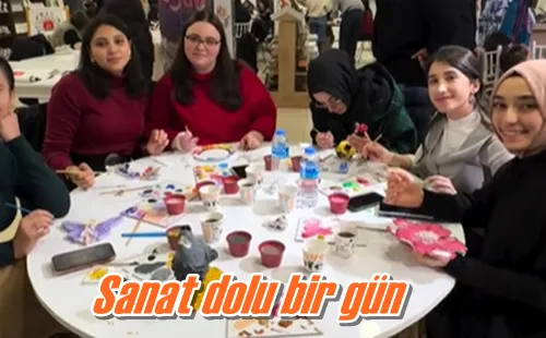 Sanat dolu bir gün