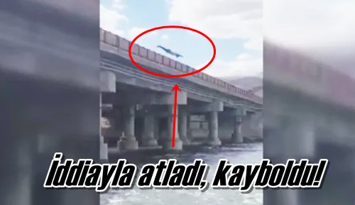 İddiayla atladı, kayboldu!