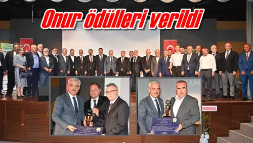 Onur ödülleri verildi