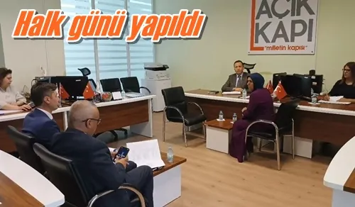 Halk günü yapıldı