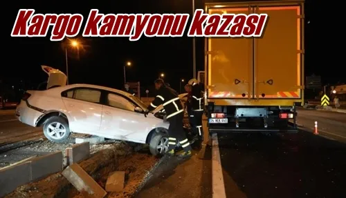 Kargo kamyonu kazası