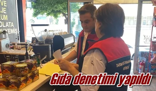 Gıda denetimi yapıldı
