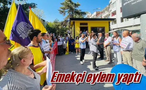 Emekçi eylem yaptı