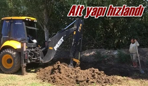 Alt yapı hızlandı