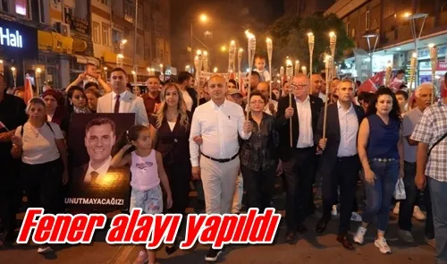 Fener alayı yapıldı