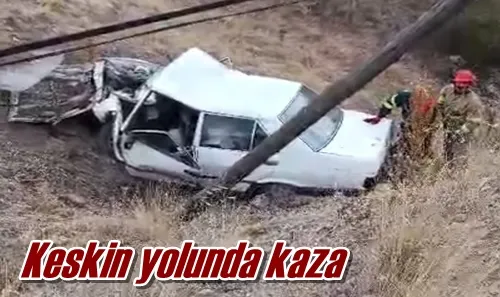 Keskin yolunda kaza