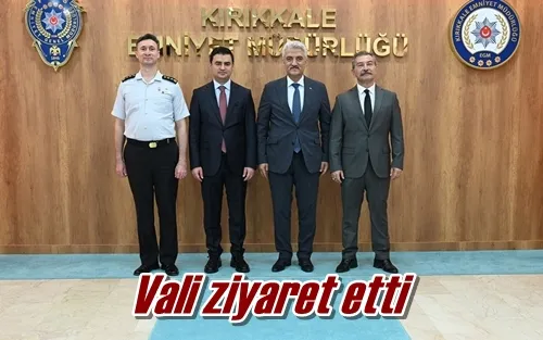 Vali ziyaret etti