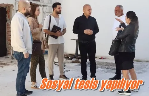 Sosyal tesis yapılıyor