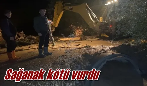 Sağanak kötü vurdu