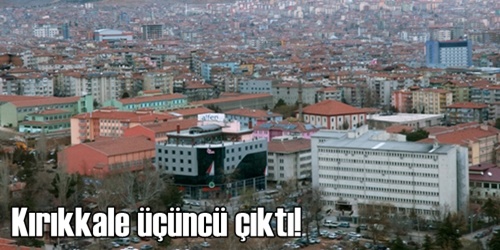 Kırıkkale üçüncü oldu