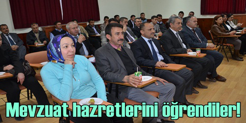 Seminer Verildi