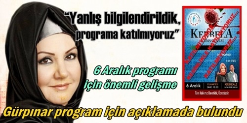 Programa katılmıyor