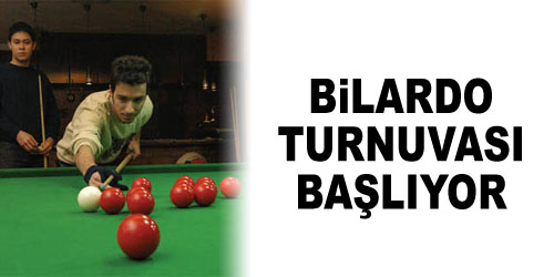 Bilardo Turnuvası Yapılacak