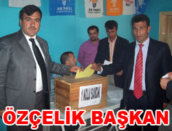 Karakeçili`de Başkan Özçelik