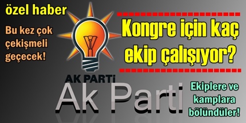 Kongre için kaç ekip çalışıyor?