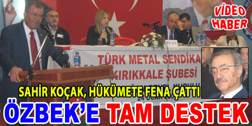 Genel Kurul`a Koçak Damgası