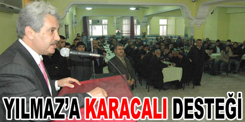 Yılmaz`a Karacalı`dan Destek