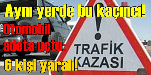 SANAYİ KAVŞAĞINDA YİNE KAZA!