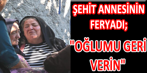 Şehit Annesinin Feryadı;