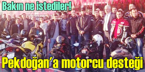 Motorculardan Destek Geldi