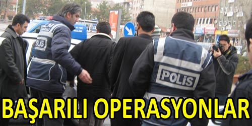 Kırıkkale`de Başarılı Operasyonlar