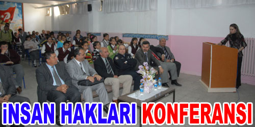 Bahşılı`da İnsan Hakları Konferansı