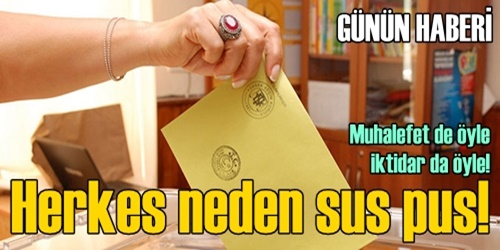 Kimse konuşmuyor!