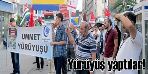 Ümmet yürüyüşü!