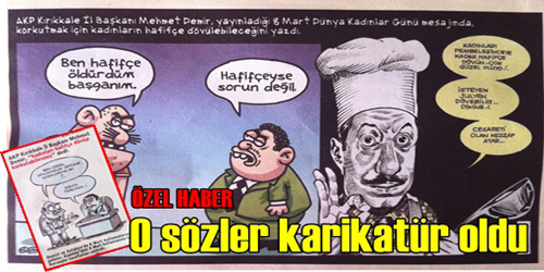 O Haberi Karikatür Yaptılar