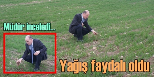 Yağış faydalı oldu