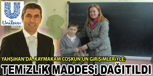 Öğrencilere Temizlik Maddesi