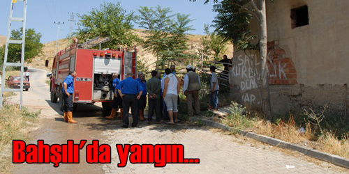 BAHŞILI`da Yangın