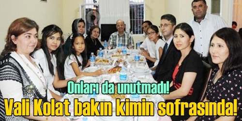 Afganlılarla iftar yaptı