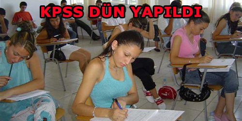 KPSS Dün Yapıldı