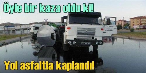 TIR DEVRİLDİ!