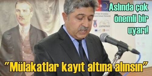  Kayıt altına alınmalı