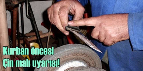 Çin malı bıçak kullanmayın  