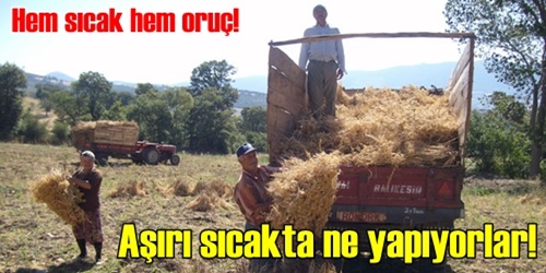 36 derecede çalışıyorlar
