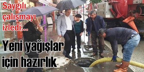 Aşırı yağışlara önceden hazırlık