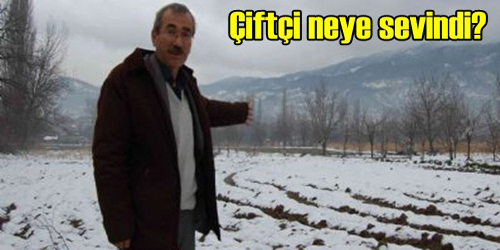 Çiftçiler Sevindi