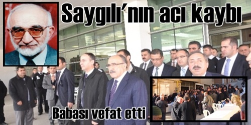 Saygılı`nın acı kaybı