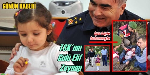 TSK`nın Gülü Elif Zeynep