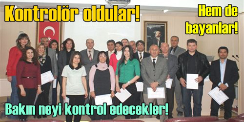 Biçerdöver kontrolörü oldular