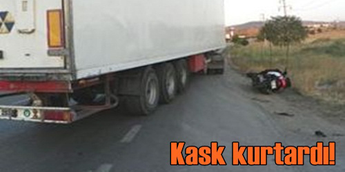 MOTORSİKLET KAZASI!